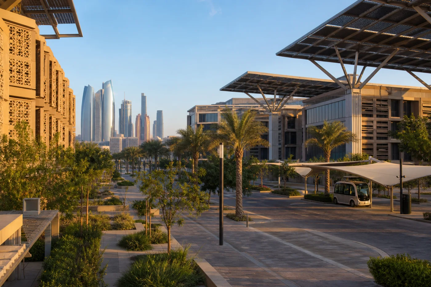 Clean energy and sustainable urbanism in Abu Dhabi